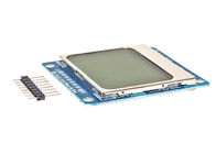 5110 ماژول نمایشگر ال سی دی با آداپتور نور سفید و آبی PCB 84X48 84 * 48