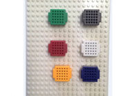 Solderless Super Mini Electronic Breadboard 25 نقطه اتصال رنگی ABS پلاستیک