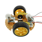 UNO R3 2WD Smart Robot Car Chassis Kit ABS چرخ جهانی برای آموزش STEM