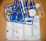 آبی / سفید پلاستیکی دیو آردوینو کیت ربات DOF، 6 در 1 کیت های خورشیدی Diy آموزش و پرورش