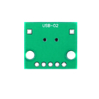 ماژول سنسور الکترونیکی Arduino USB to DIP Micro USB Head Mini 5P Patch 2.54mm آداپتور
