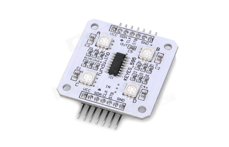 سنسورهای ماژول LED نورپردازی SPI برای Arduino، RGB 5V 4x SMD 5050 LED