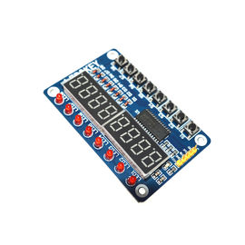 خروجی کارخانه DC 12V 8 بیت دیجیتال LED لوله Arduino ماژول سنسور 8 بیت TM1638 ماژول صفحه نمایش کلیدی