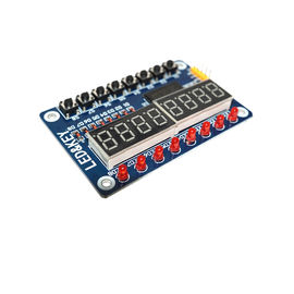 خروجی کارخانه DC 12V 8 بیت دیجیتال LED لوله Arduino ماژول سنسور 8 بیت TM1638 ماژول صفحه نمایش کلیدی