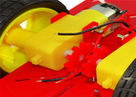 دو ردیف خودرو Arduino ربات چند سوراخ با رنگ قرمز / زرد