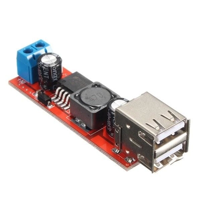 ماژول اتصال دوگانه USB به Dc به Dc Step Up ماژول با فرکانس خروجی 180KHz