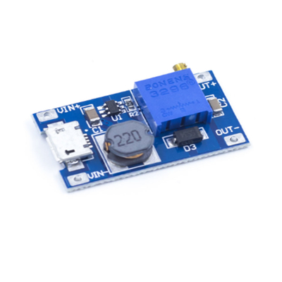 قابل تنظیم ماژول مبدل DC Boost 28V 2A DC به Converter Voltage MT3608