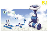 آبی / سفید پلاستیکی دیو آردوینو کیت ربات DOF، 6 در 1 کیت های خورشیدی Diy آموزش و پرورش