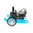 آلیاژ آلومینیوم 2WD آردوینو کیت استارت بلوتوث اتومبیل STEM ربات OKY5016