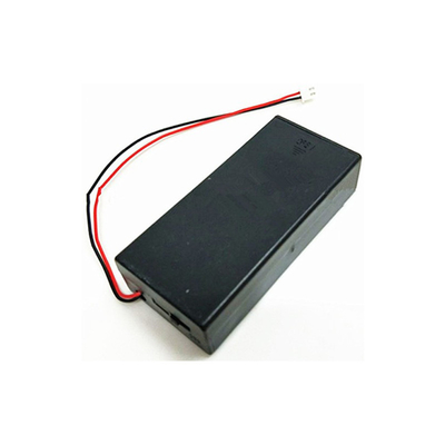 XH2.54 اتصال دو جعبه نگهدارنده باتری 18650 با پوشش